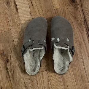 Birkenstock Boston Shearling Clog - worn a few times, but in good shape, size 39